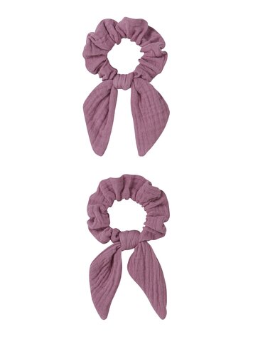 Lil Atelier Lil Atelier | Scrunchie Louise 2pack nostalgia rose