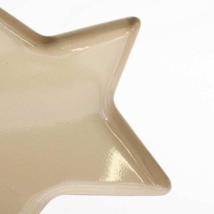 Selected by Selected by | Dienblad ster beige 25cm
