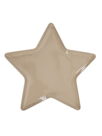 Selected by Selected by | Dienblad ster beige 25cm