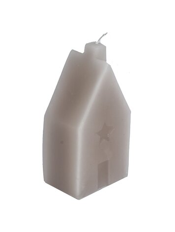 Selected by Selected by | Kaars huis beige 6x4x11cm