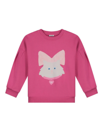 Daily Brat Daily Brat | Sweater Kitty cat rosy rebel
