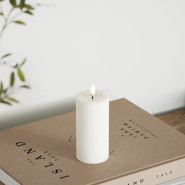 Deluxe Homeart Deluxe Homeart | LED Kaars wit 5x10cm