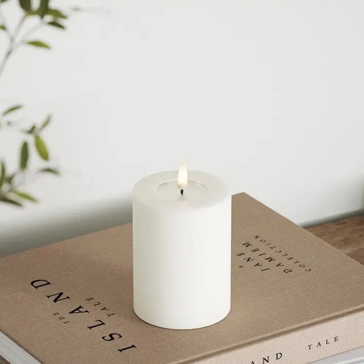 Deluxe Homeart Deluxe Homeart | LED Kaars wit 7.5x10cm