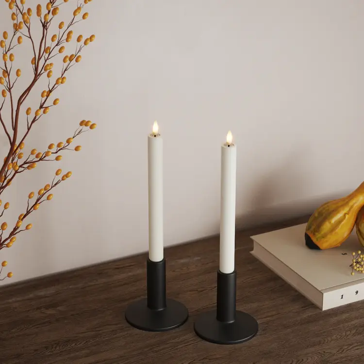 Deluxe Homeart Deluxe Homeart | LED dinerkaars wit 24cm | 2stuks