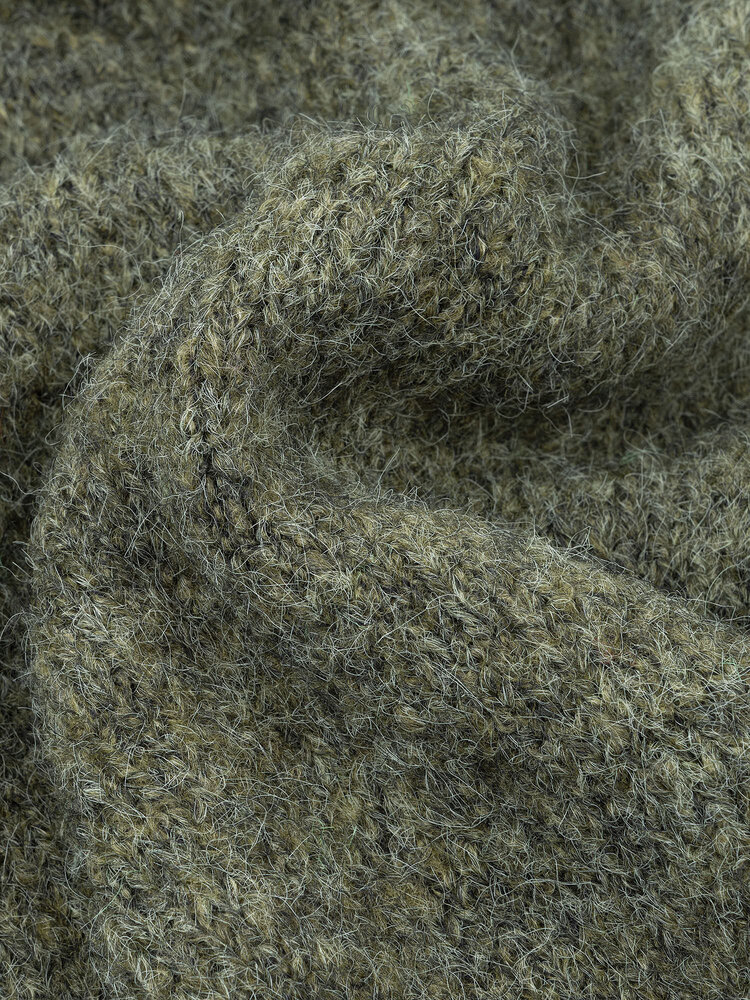 Ydence Ydence | Sweater Delia gebreid army