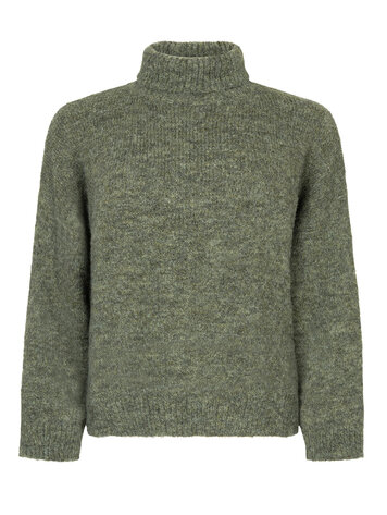 Ydence Ydence | Sweater Delia gebreid army