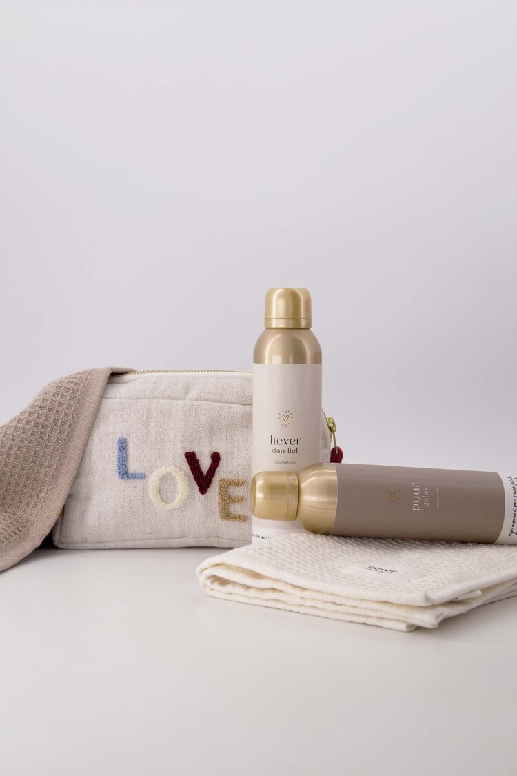 Zusss Zusss | Gastendoekje Liever dan lief off white