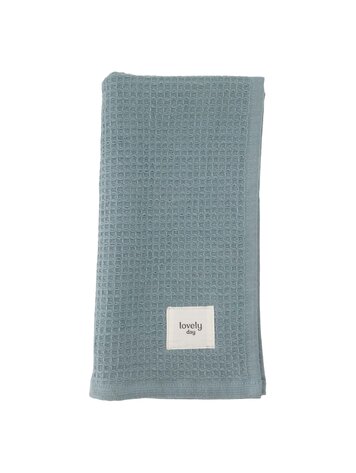Zusss Zusss | Gastendoekje Lovely day grijsblauw