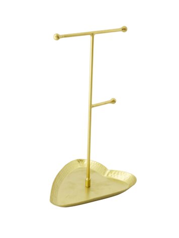 Zusss Zusss | Sieradenrekje metaal hartje goud