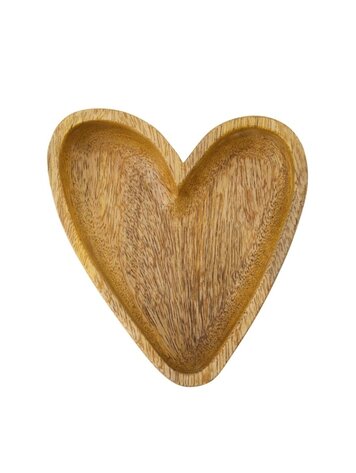 Zusss Zusss | Houten kom hartvorm