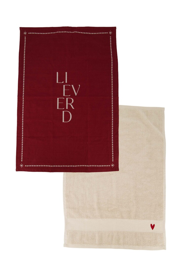 Zusss Zusss | Keukenset Lieverd zand donkerrood