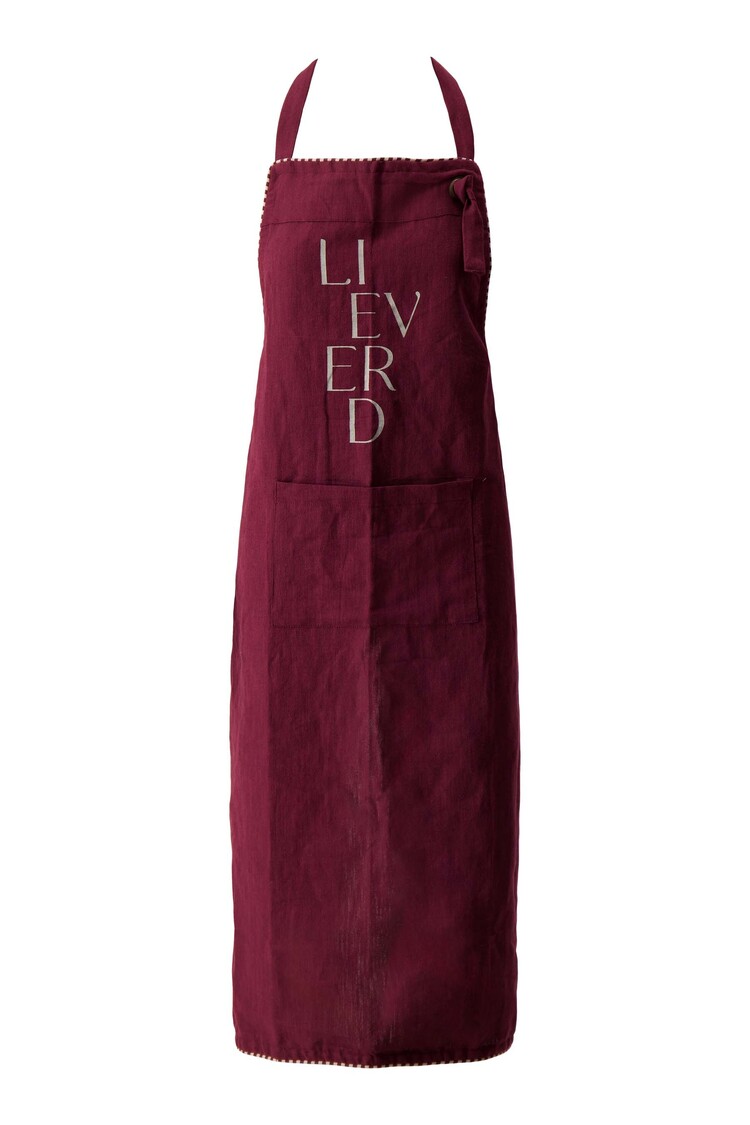 Zusss Zusss | Schort Lieverd donkerrood