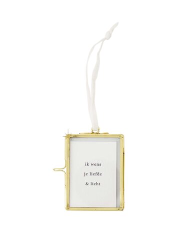 Zusss Zusss | Fotohanger Liefde & licht goud