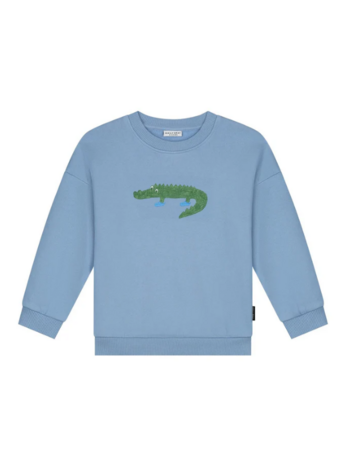 Daily Brat Daily Brat | Sweater Croco Crocs blue