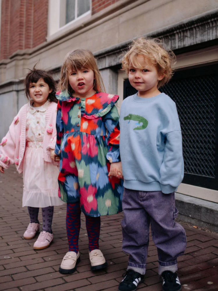 Daily Brat Daily Brat | Sweater Croco Crocs blue