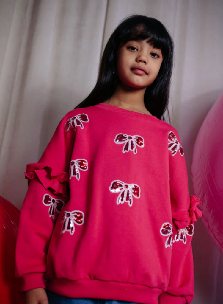 Daily Brat Daily Brat | Sweater Shimmer bow