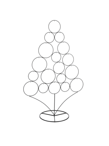 Selected by Selected by | Kerstboom zwart 62x26x95cm