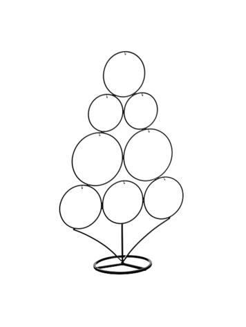 Selected by Selected by | Kerstboom zwart 36x16x58cm