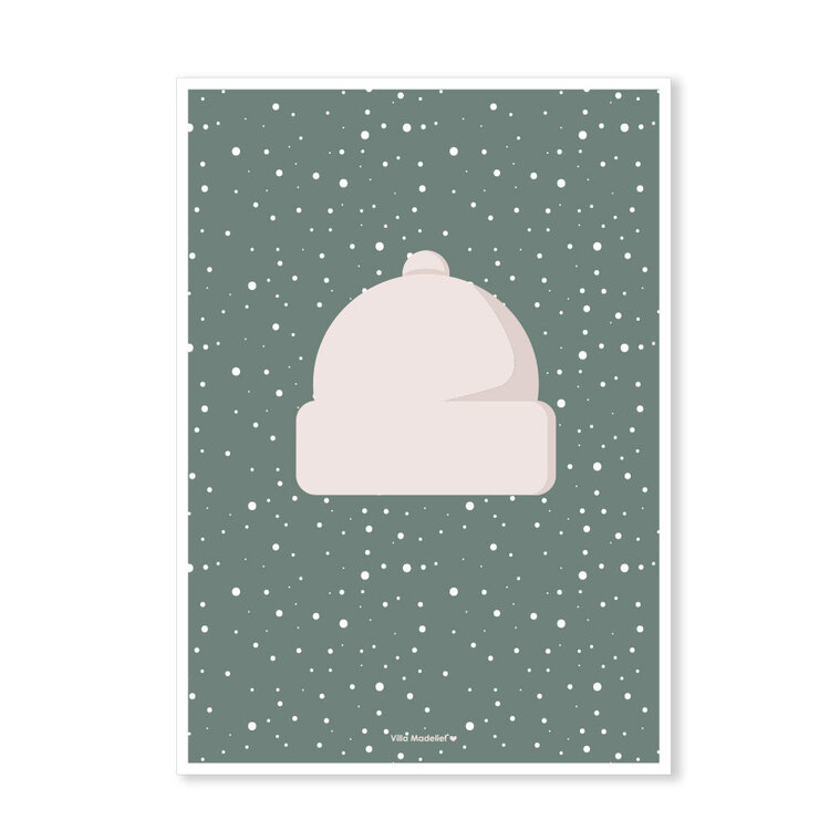 Villa Madelief Villa Madelief | Kerstkaart groene muts