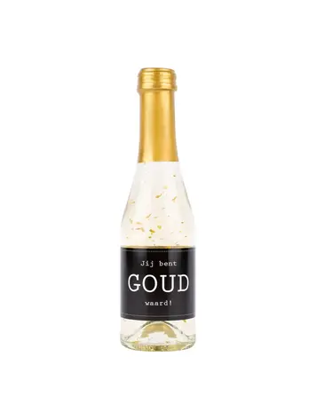 Flessenwerk Flessenwerk | Secco Jij bent goud waard!