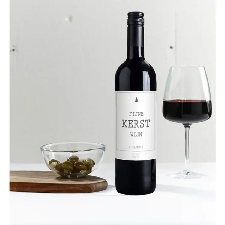 Flessenwerk Flessenwerk | Rode wijn Fijne kerstwijn