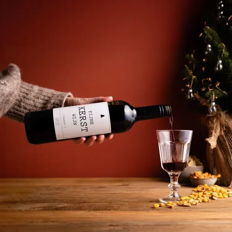 Flessenwerk Flessenwerk | Rode wijn Fijne kerstwijn
