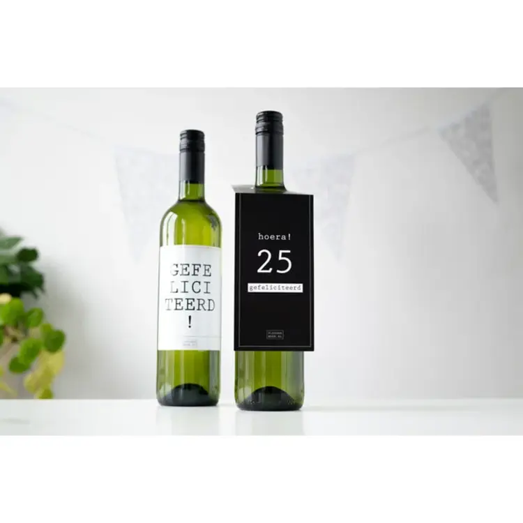 Flessenwerk Flessenwerk  | Witte wijn Gefeliciteerd!