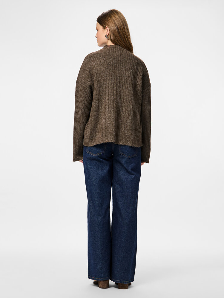 Pieces Pieces | Trui Tulle morel