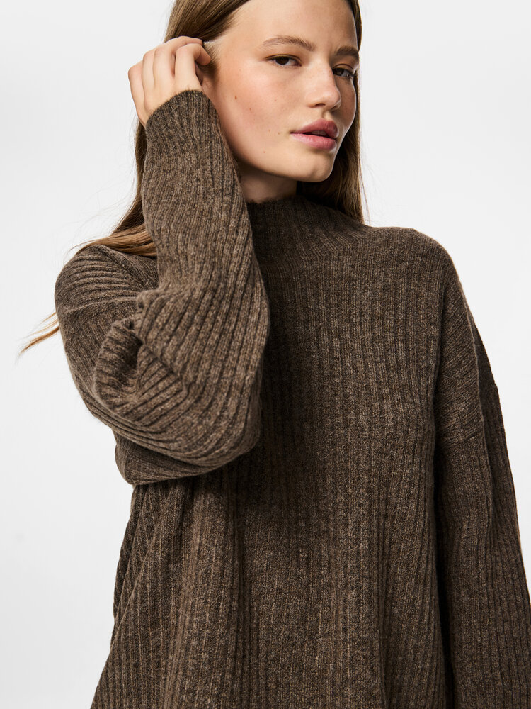 Pieces Pieces | Trui Tulle morel