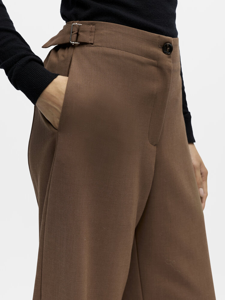 Object Object | Pantalon wijd Jinela cocoa brown