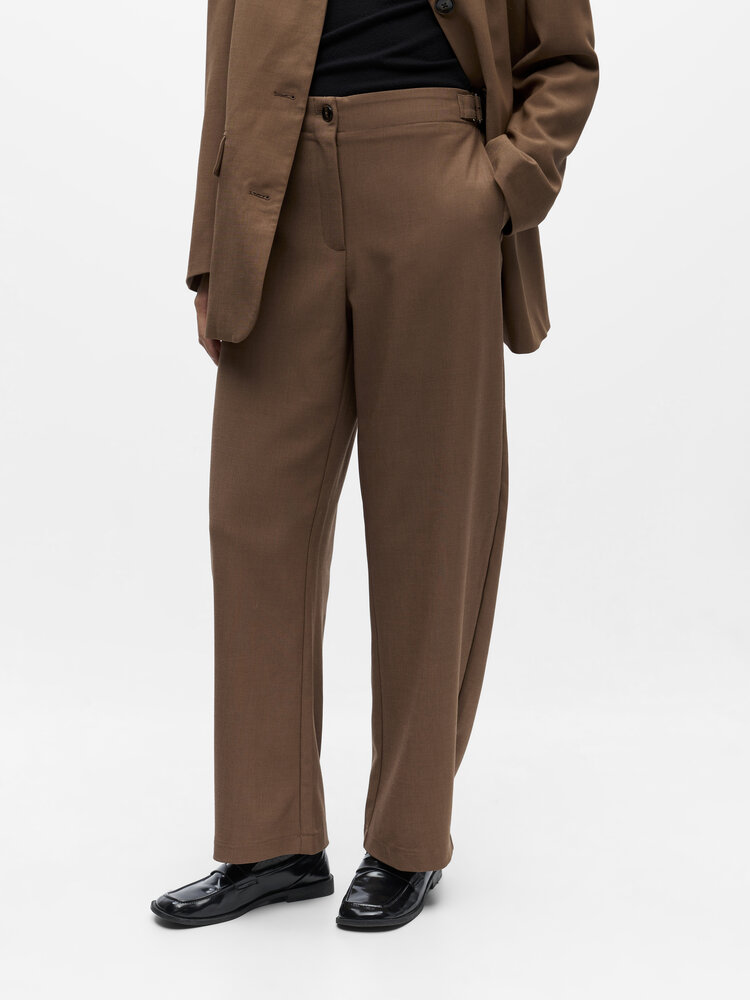 Object Object | Pantalon wide Jinela cocoa brown