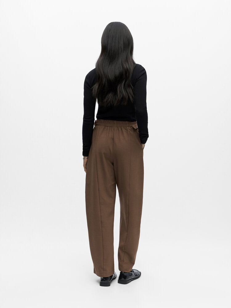 Object Object | Pantalon wide Jinela cocoa brown