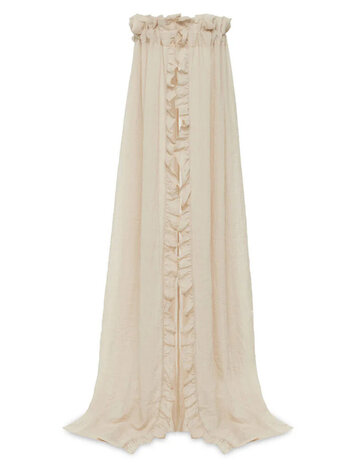 Jollein Jollein | Sluier vintage ruffle nougat