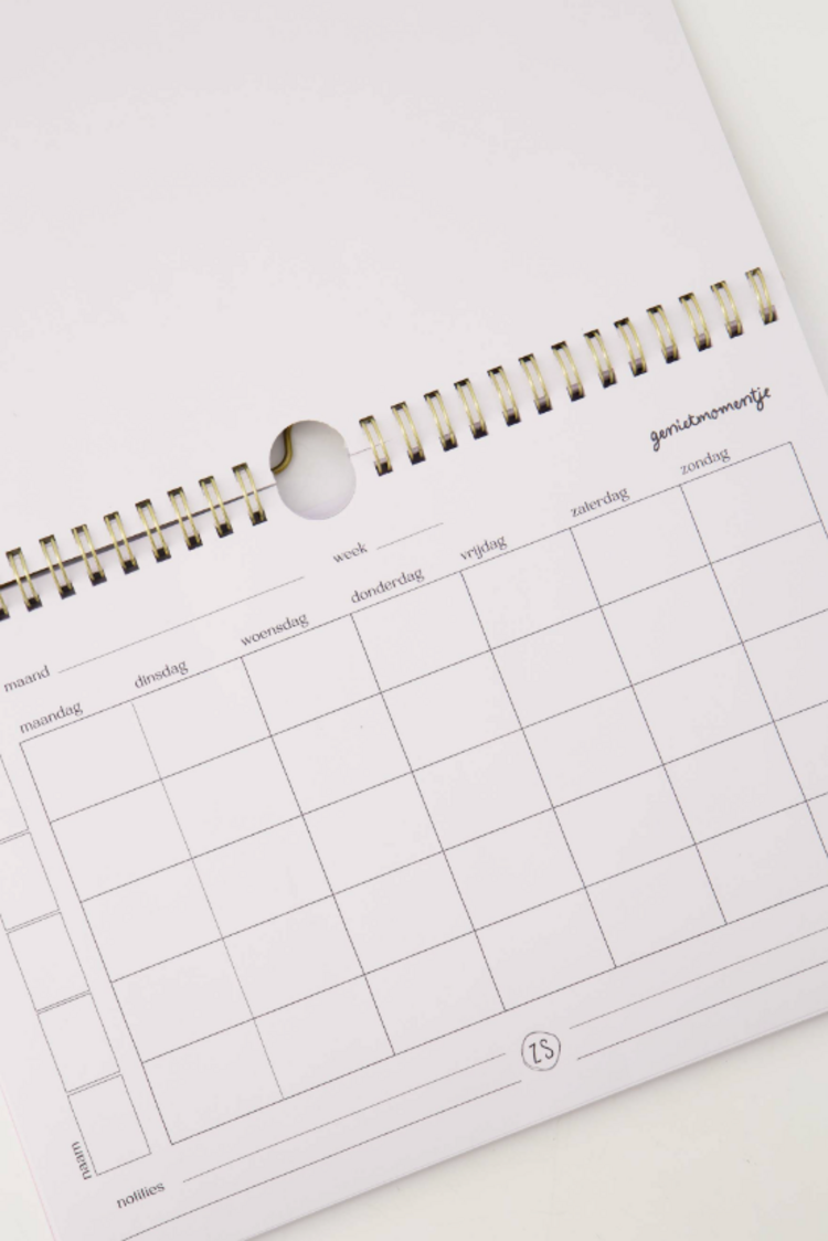 Zusss Zusss | Familieplanner alles op z'n tijd linnen