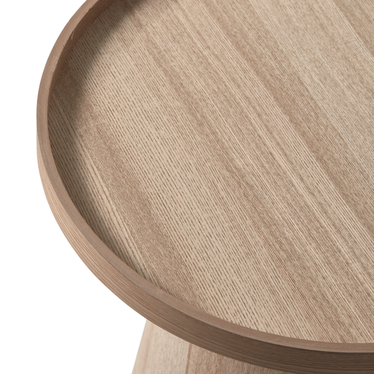 WOOOD. Woood | Maud bijzettafel conisch hout naturel 38xØ39 cm