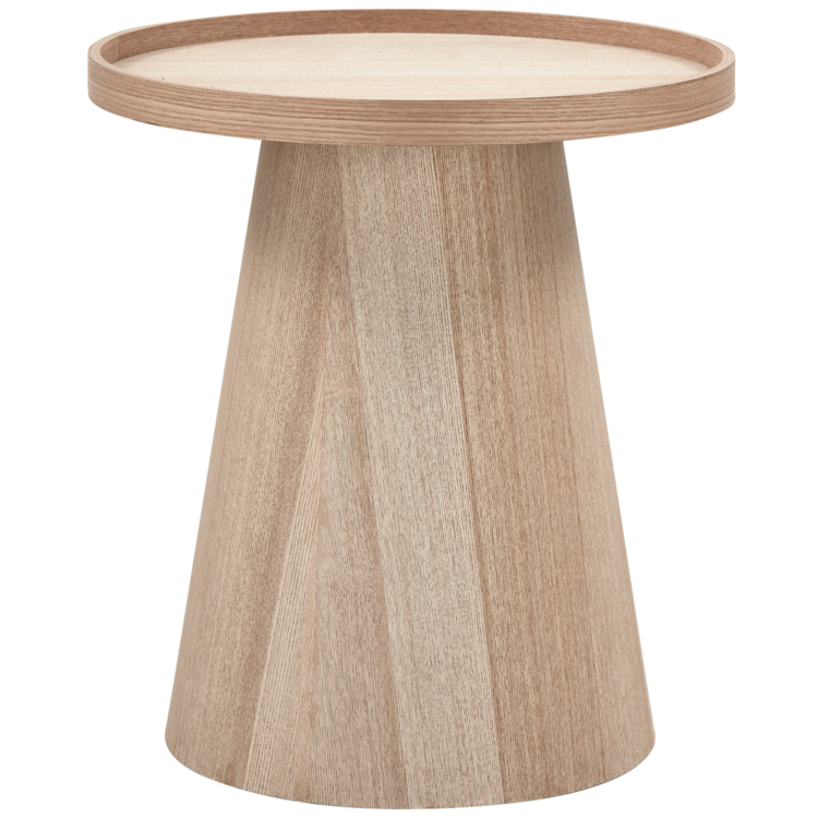 WOOOD. Woood | Maud bijzettafel conisch hout naturel 50xØ45 cm