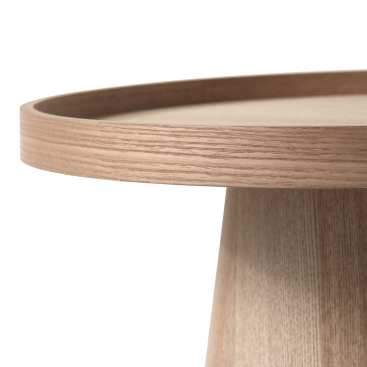 WOOOD. Woood | Maud bijzettafel conisch hout naturel 50xØ45 cm