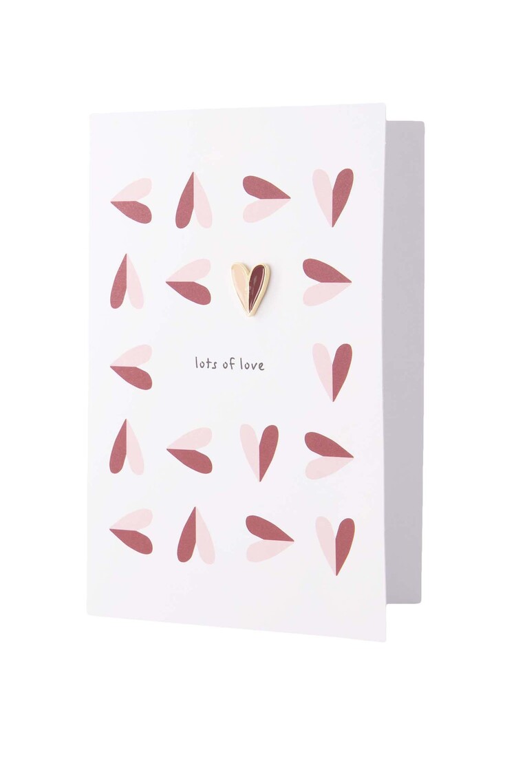 Zusss Zusss | Wenskaart broche lots of love