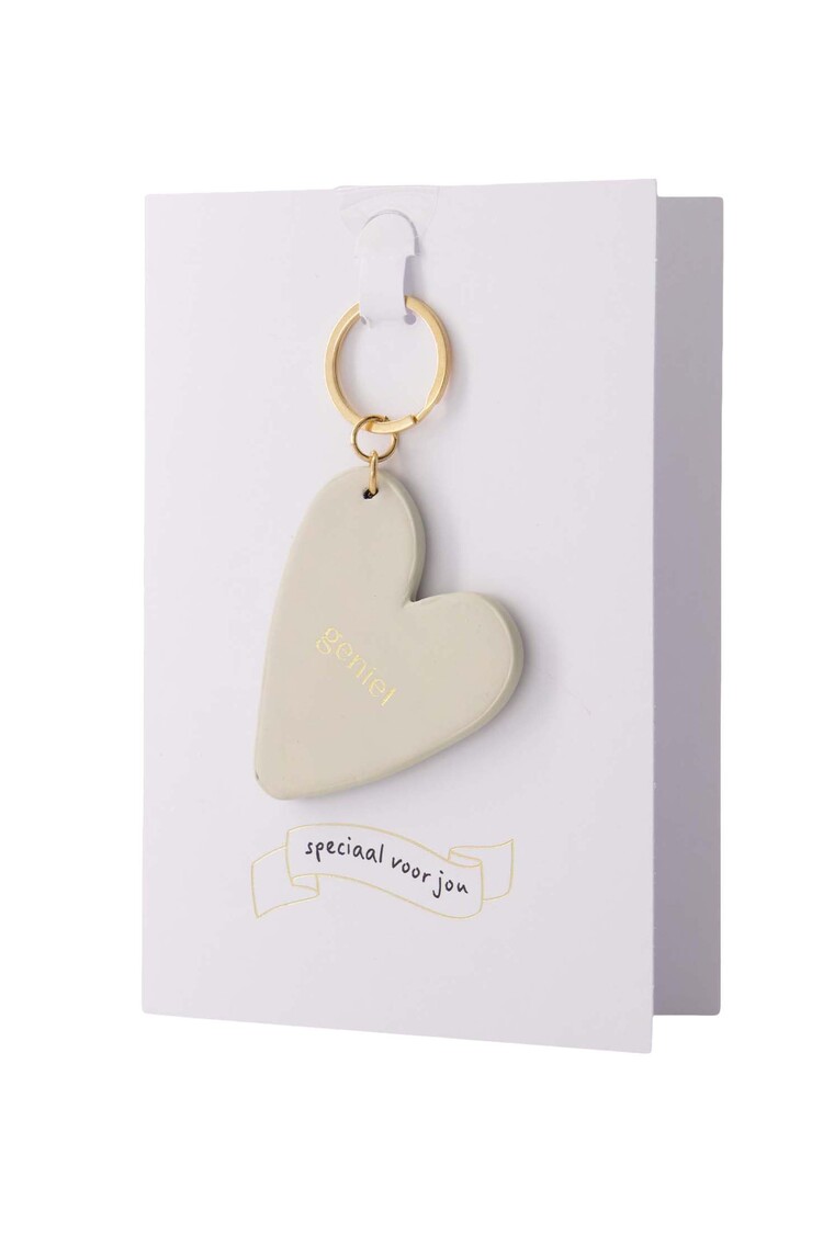 Zusss Zusss | Wenskaart sleutelhanger geniet zand