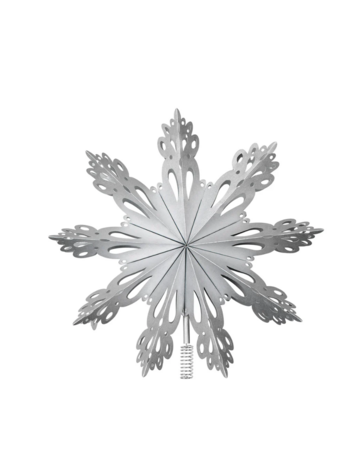Broste Copenhagen Broste Copenhagen | Papieren sneeuwvlok piek 30cm zilver