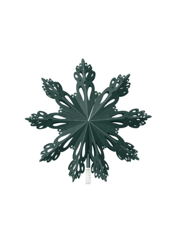 Broste Copenhagen Broste Copenhagen | Papieren sneeuwvlok piek 30cm groen