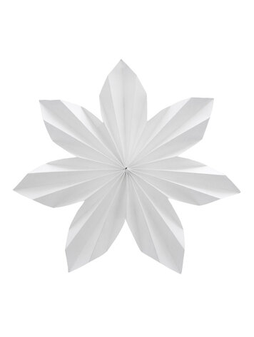 Storefactory Storefactory | Papieren kerstster wit 20cm