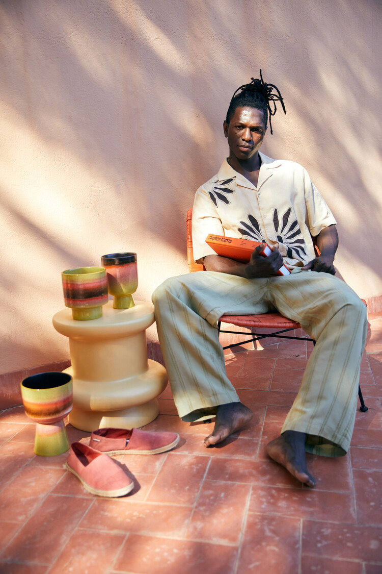 HK Living HK Living | Retro flower pot lime green