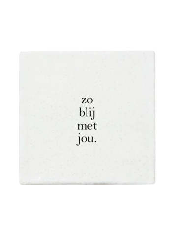 Label2X Label2X | Tegeltje zo blij met jou