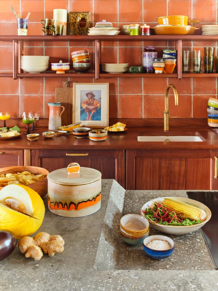 HK Living HK Living | 70's servies Koekjespot burst