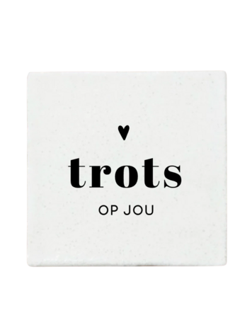 Label2X Label2X | Tegeltje trots op jou