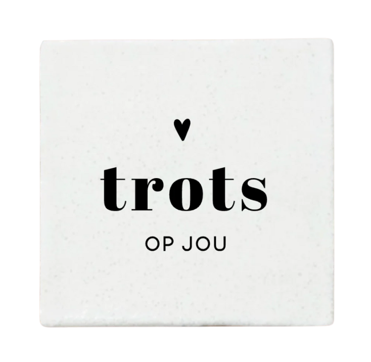 Label2X Label2X | Tegeltje trots op jou