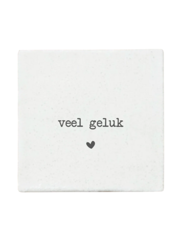 Label2X Label2X | Tegeltje veel geluk