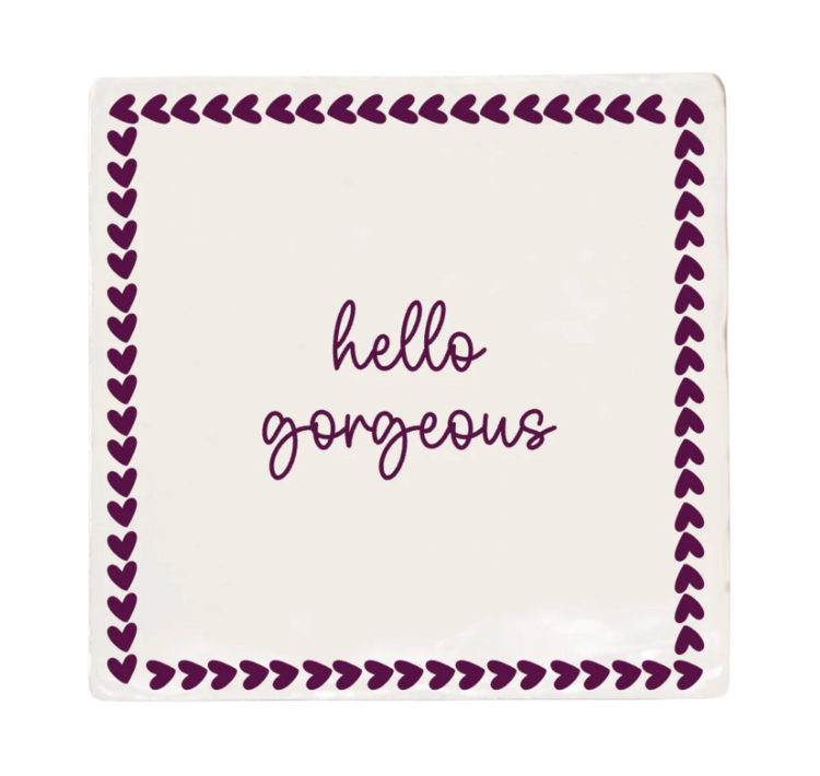Label2X Label2X | Tegeltje hello gorgeous
