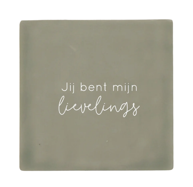 Label2X Label2X | Tegeltje jij bent mijn lievelings